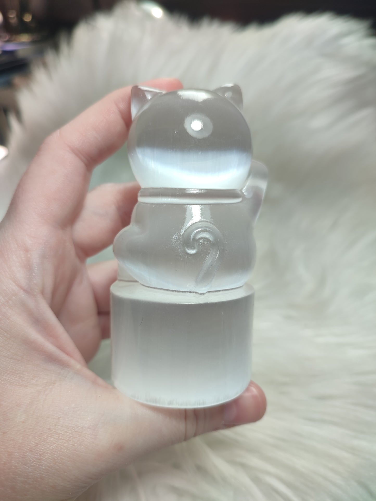 Figura Gato Maneki Neko Selenita 😺
