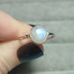 Anillo plata 925 piedra luna o ojo de Tigre - Modelo Destino