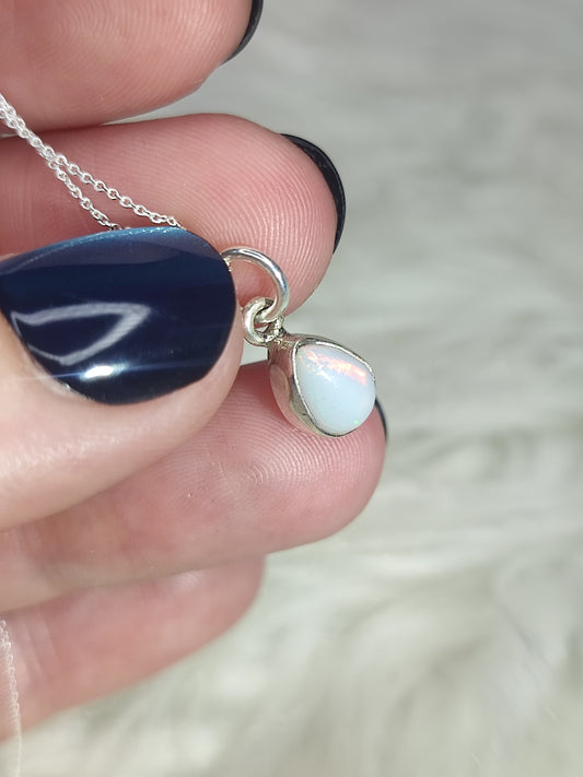 Colgante plata 925 con ópalo etíope - n°3