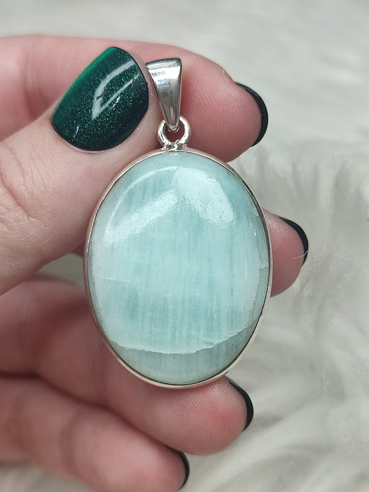 Colgante plata 925 con hemimorfita n° 171