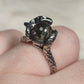 Anillo bisutería con cuarzo jardín modelo serpiente - n° 27