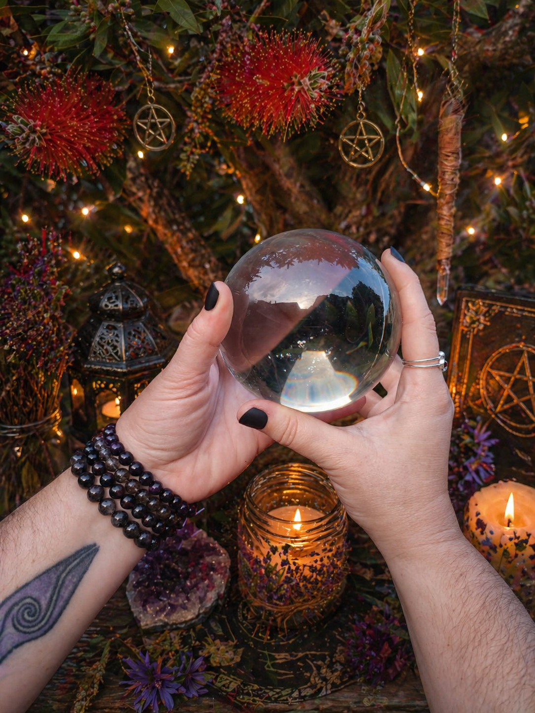 Bola De Cristal Para Adivinación