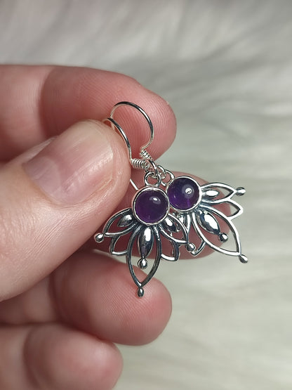 Pendientes plata 925 - Modelo Mandala