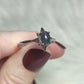 Anillo plata 925 con ópalo negro - ajustable n° 4