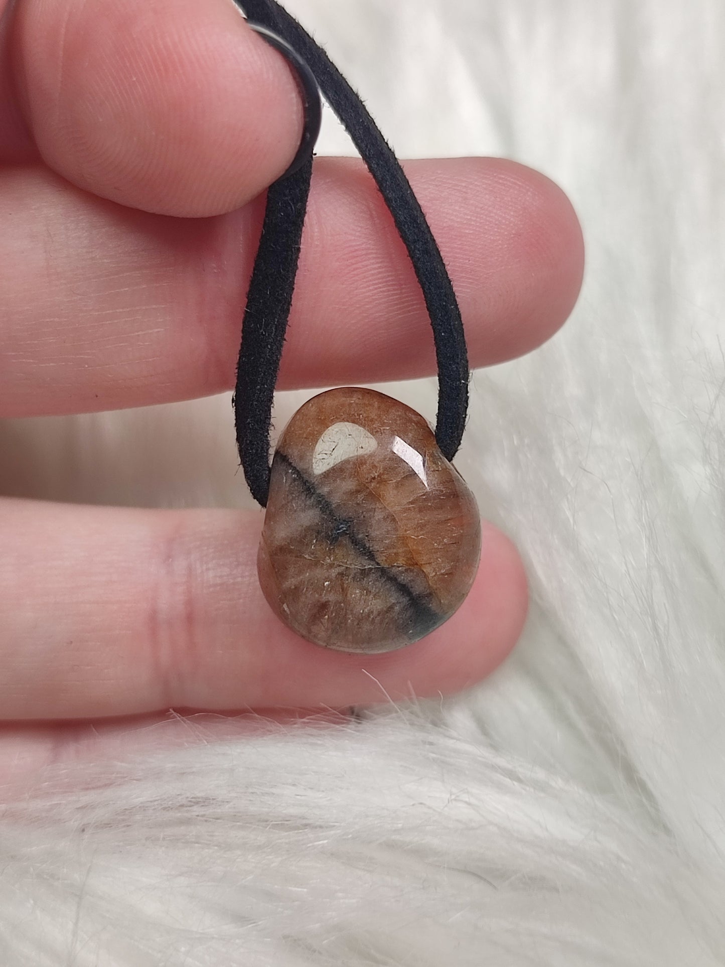 Collar mini caramelito - muchos minerales disponibles