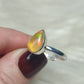 Anillo plata 925 con ópalo Etiope- ajustable n° 60