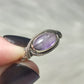 Anillo plata de ley 925 con amatista de 19 mm diámetro - n°11