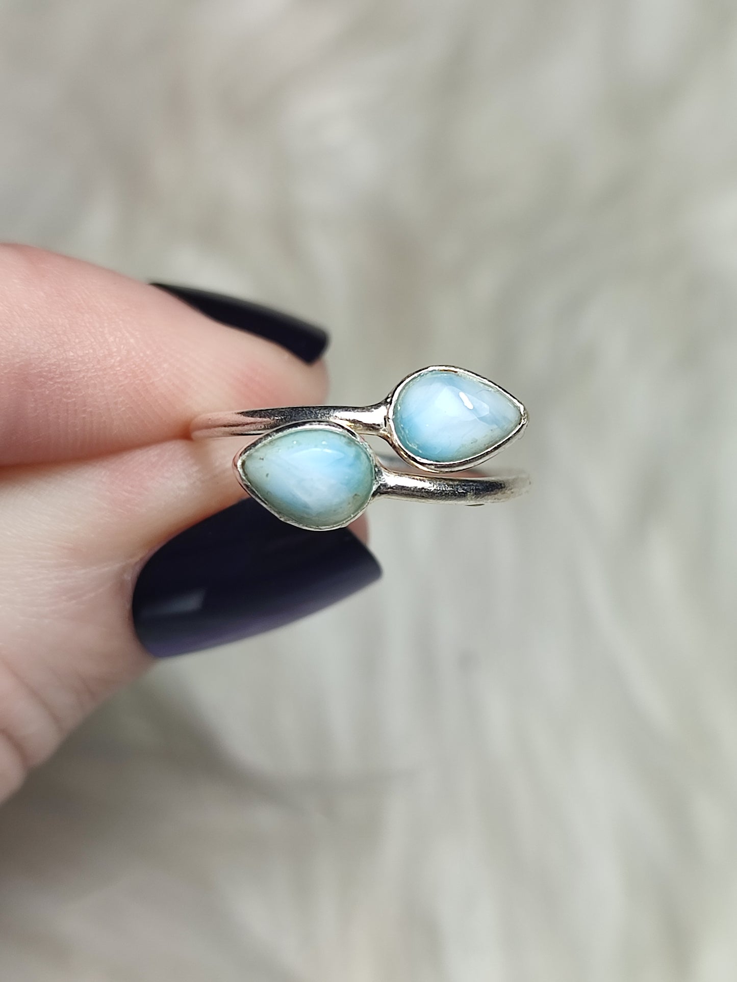 Anillo plata 925 Modelo Doble Lágrima