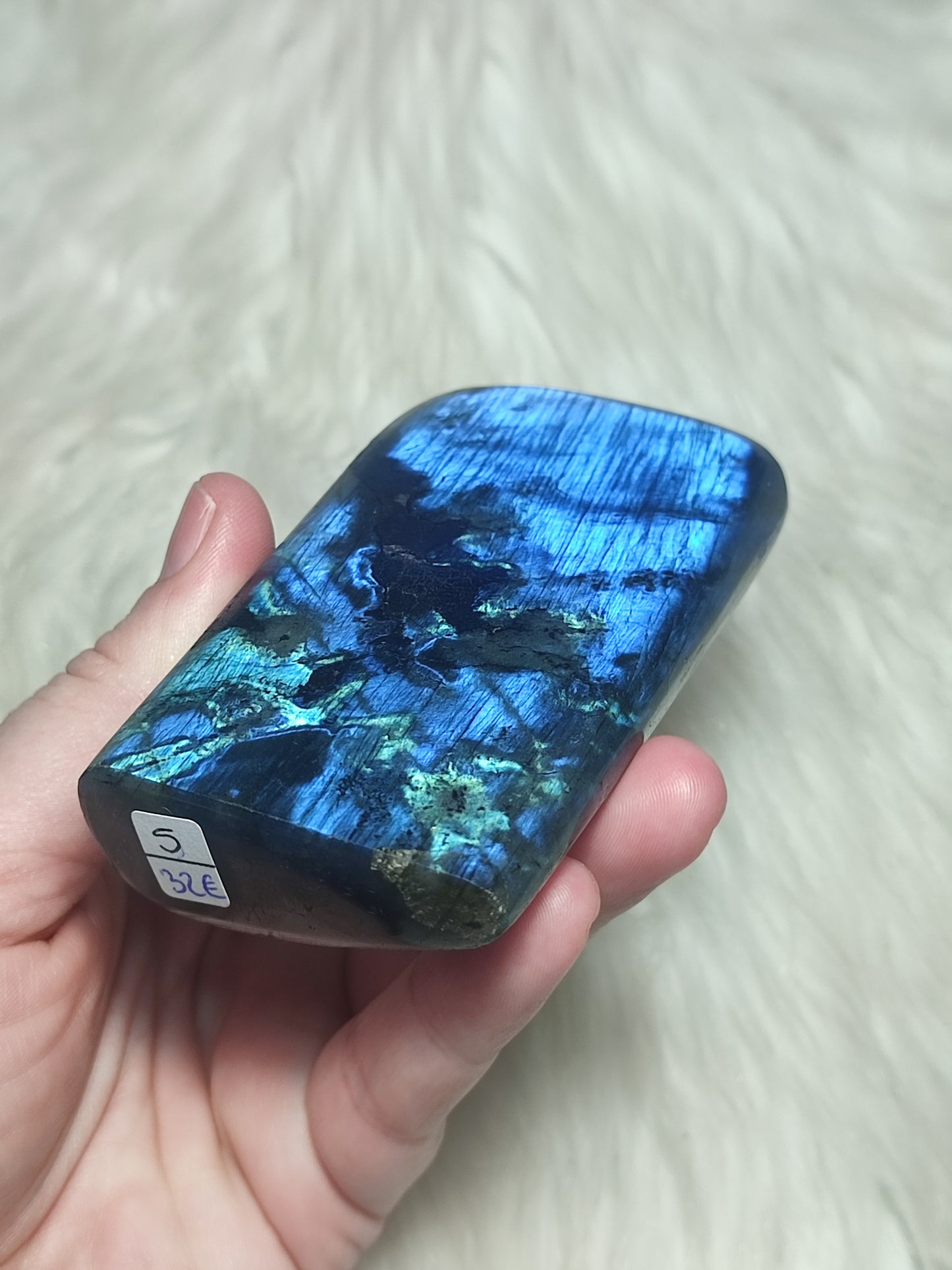 Freeform Labradorita multicolor 257 gramos n° 5 - video