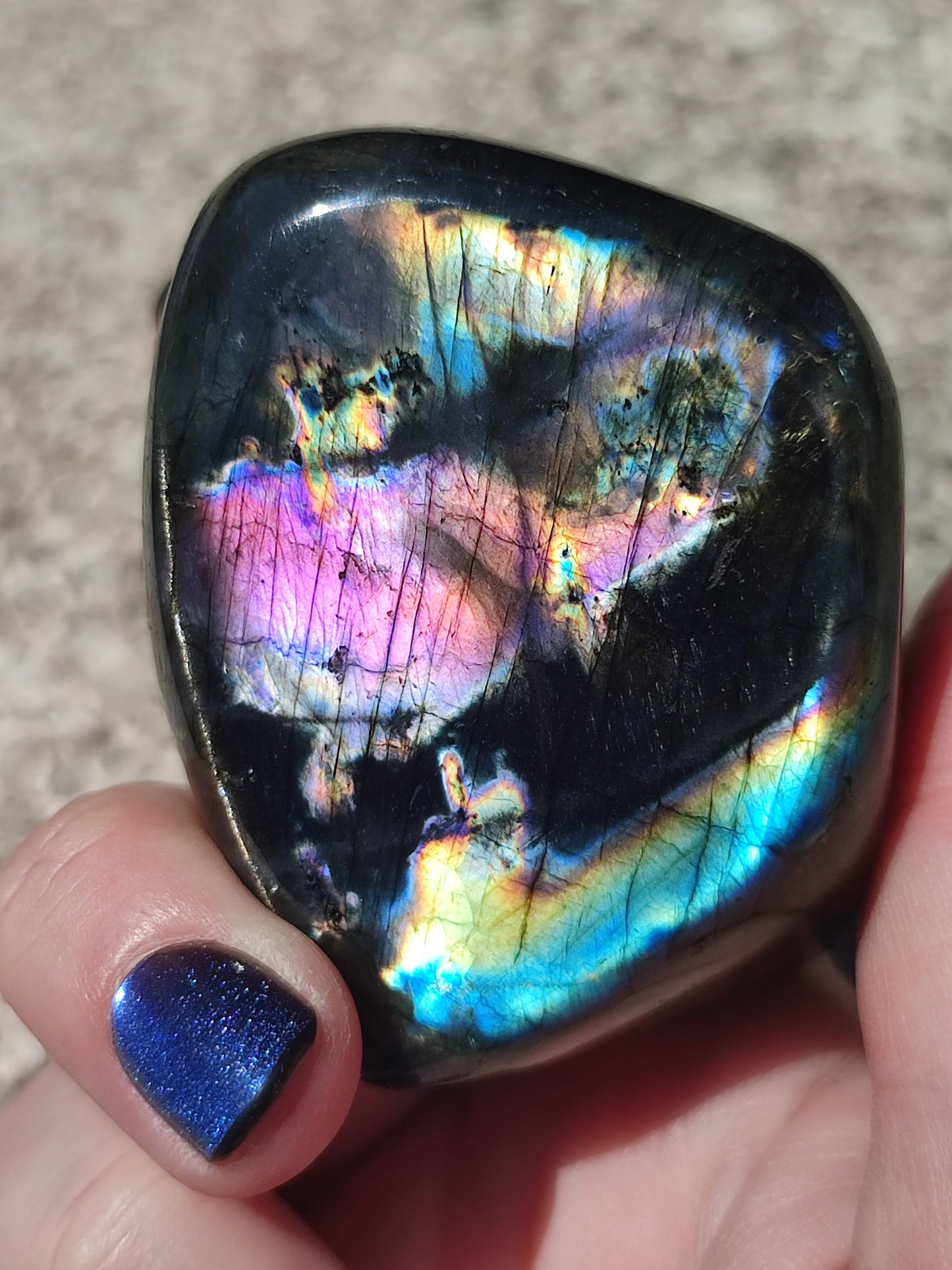 Monolito labradorita flash Espectrolita - Ver video