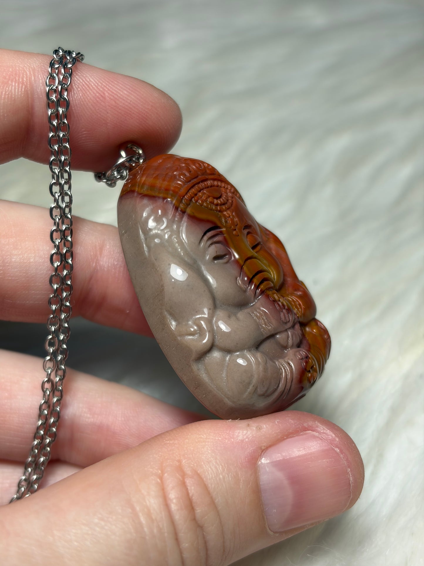 Collar Ágata Alasham Ganesha - Ganesh n°161