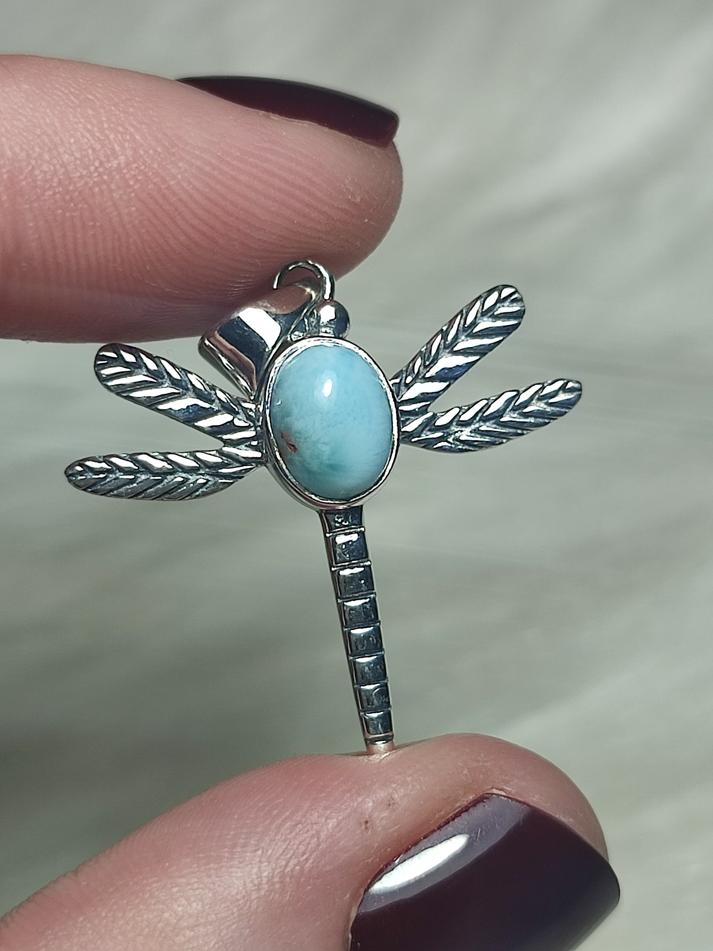 Colgante plata 925 Modelo libélula