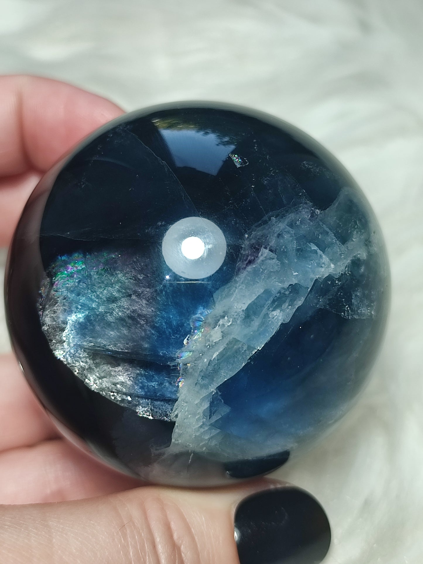 Espera fluorita azul de alta calidad n° 84
