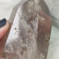 Punta cuarzo con rutilo y hematite - n° 50