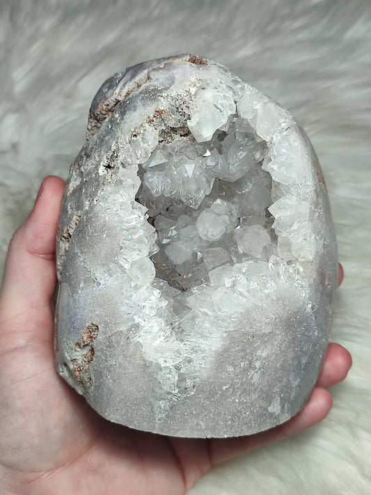 Ágata lavanda Cristalizada extra con 1178 gramos