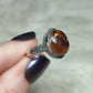Anillo plata 925 con ágata de fuego - ajustable n° 2