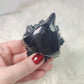 Busto Horus tallado en Obsidiana negra n° 28