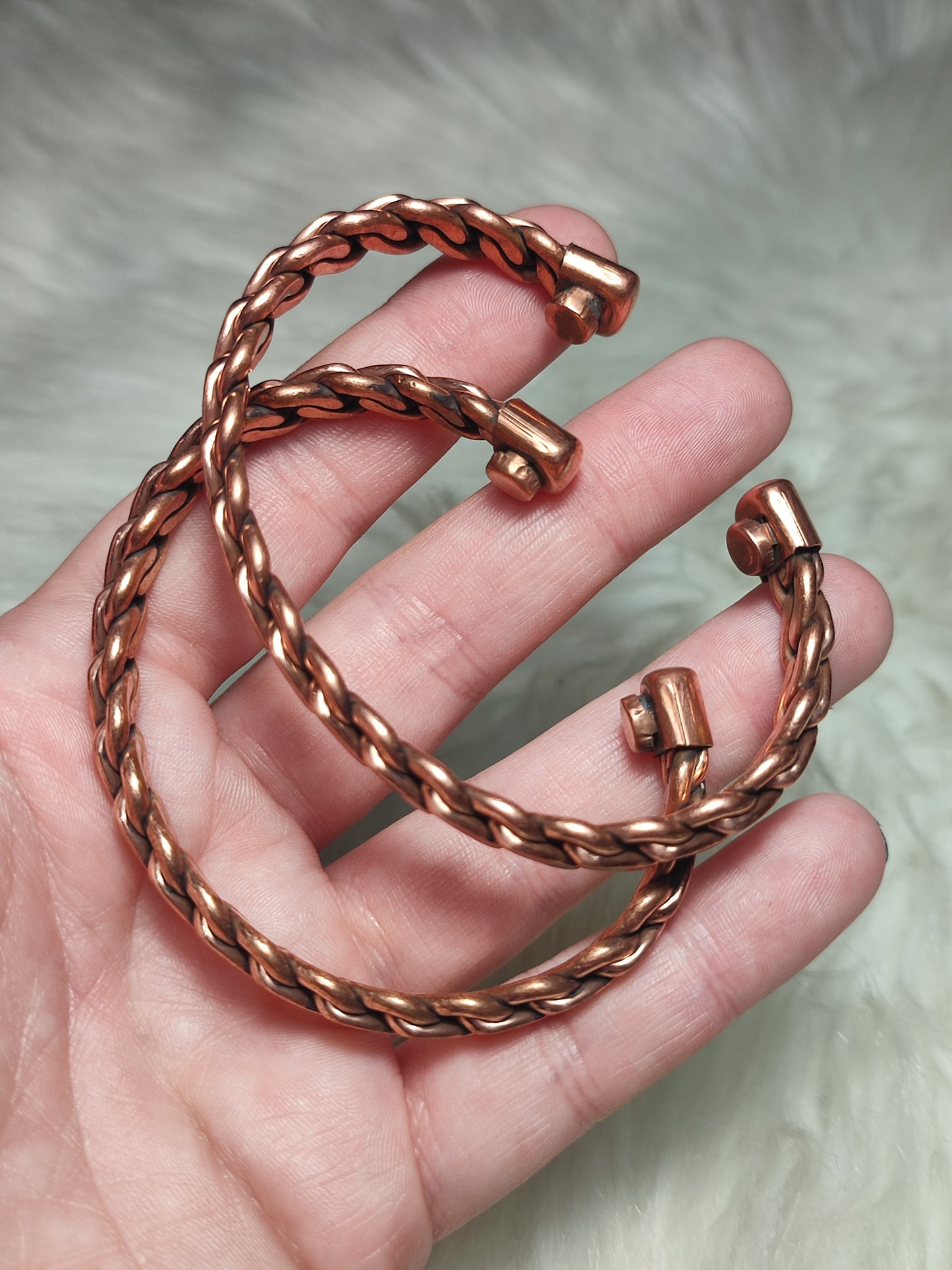 Brazalete ajustable de Cobre