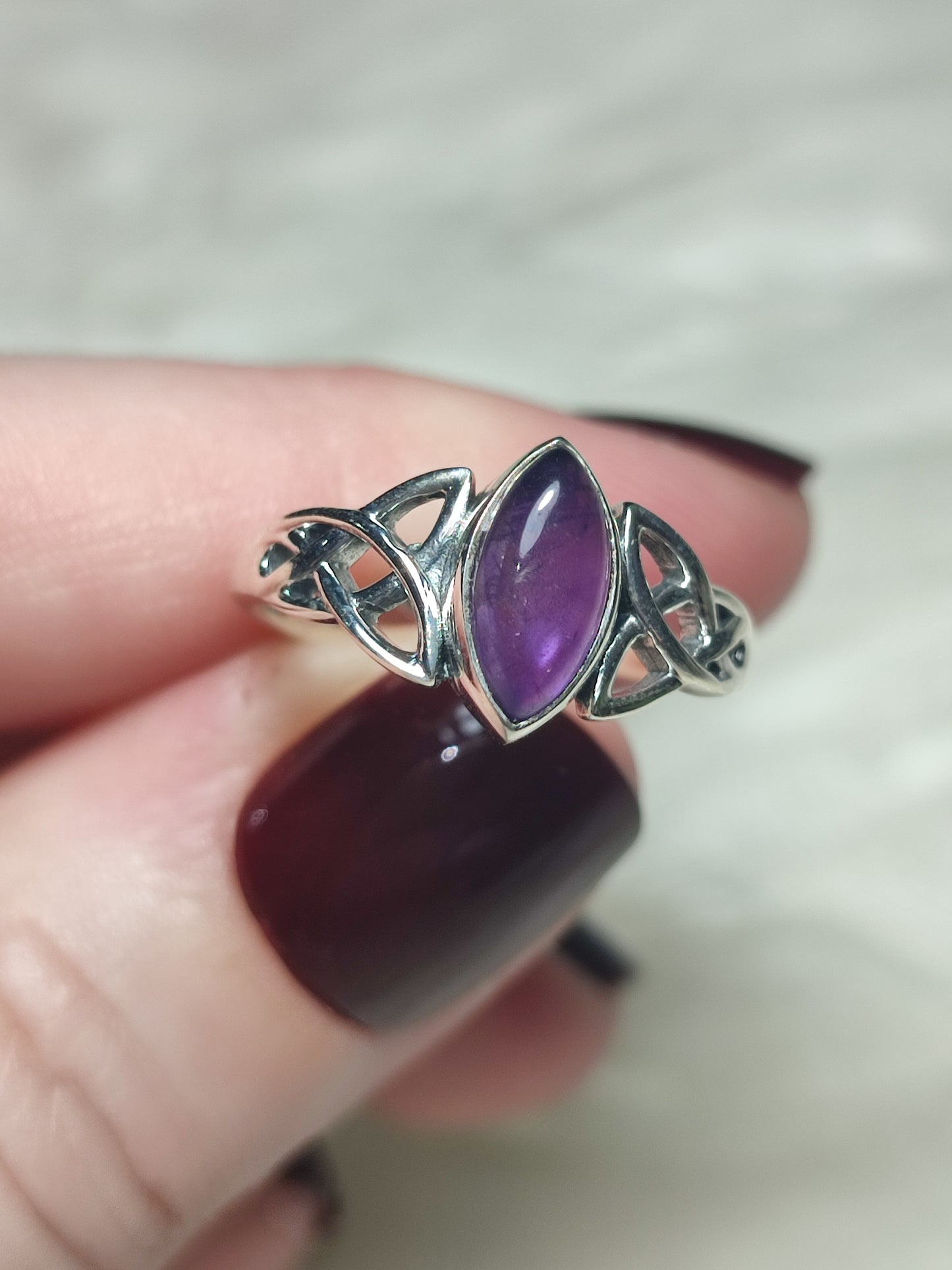 Anillo plata 925 Modelo Nudo Celta Ajustable