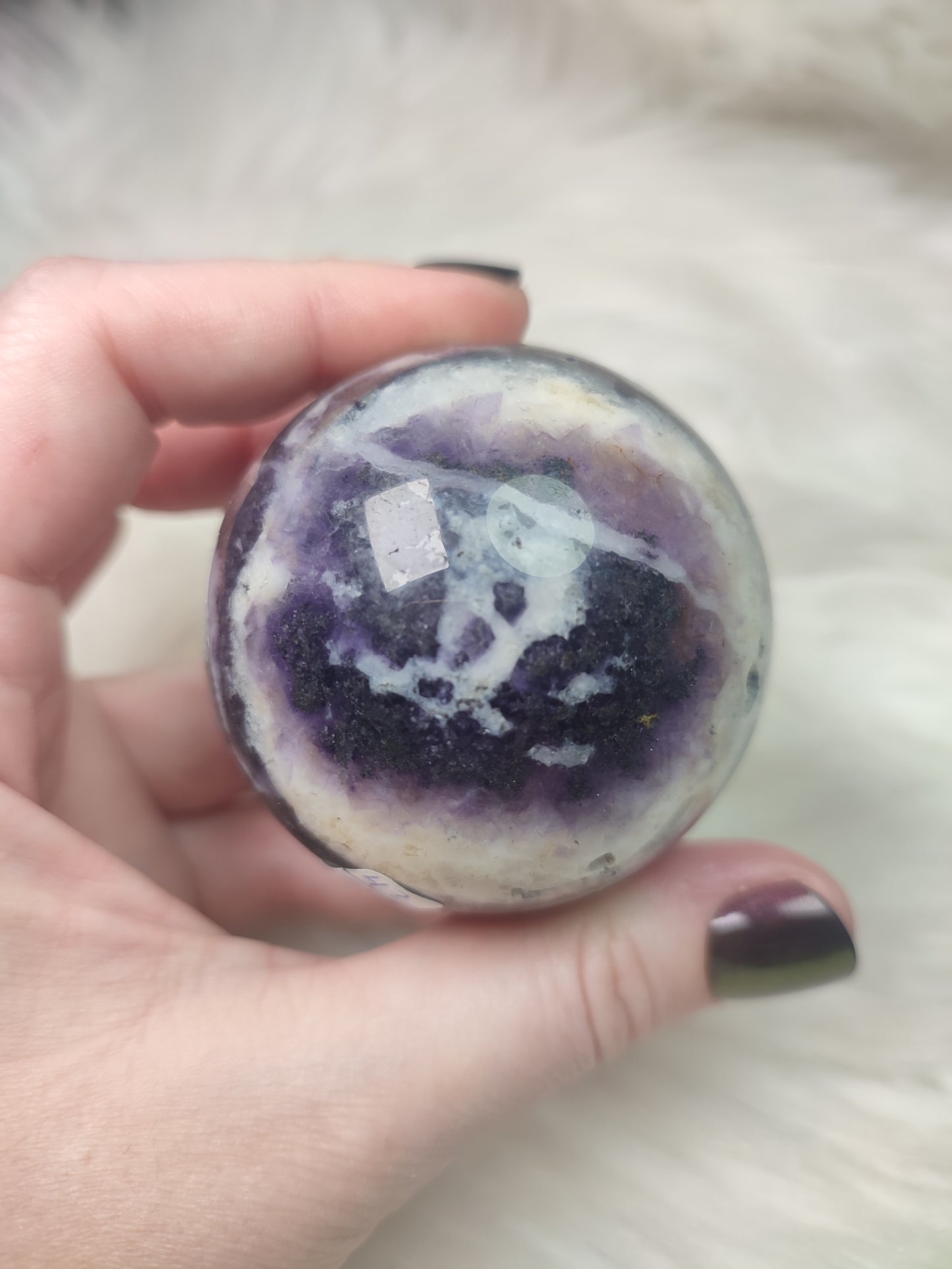 Esfera mix fluorita dolomita y esperita - video