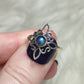 Anillo plata 925 Modelo Nudo de Bruja Ajustable