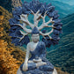 Estatuilla Buda Bajo El Árbol Bodhi