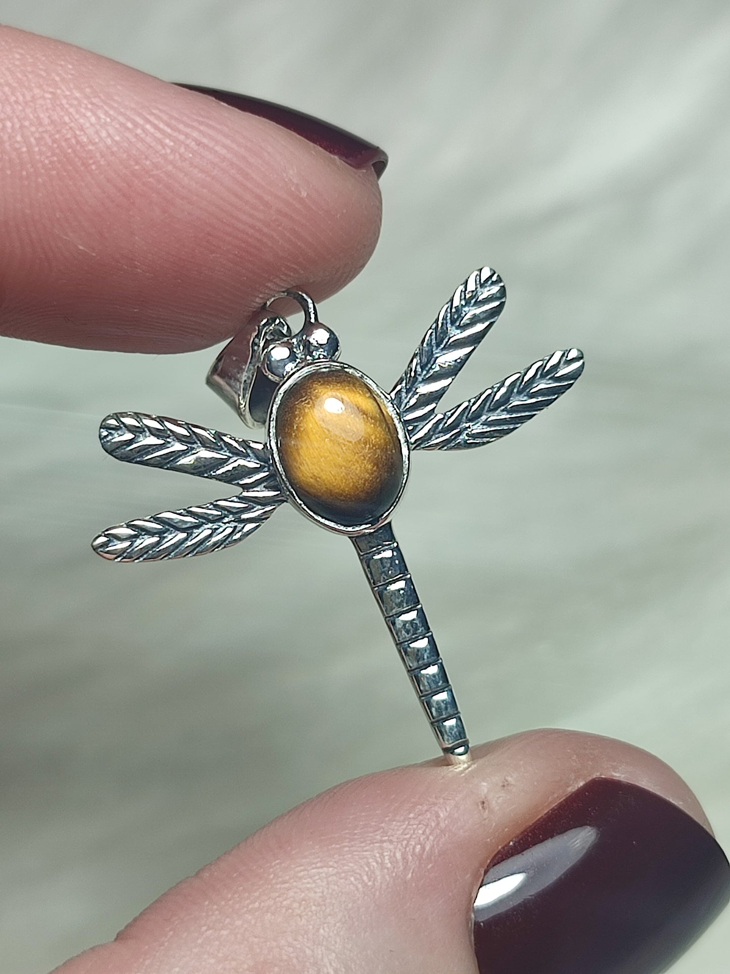 Colgante plata 925 Modelo libélula