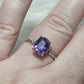 Anillo plata 925 con fluorita - ajustable número 1