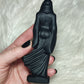 Sacerdotisa tallada en obsidiana negra - modelo Capucha