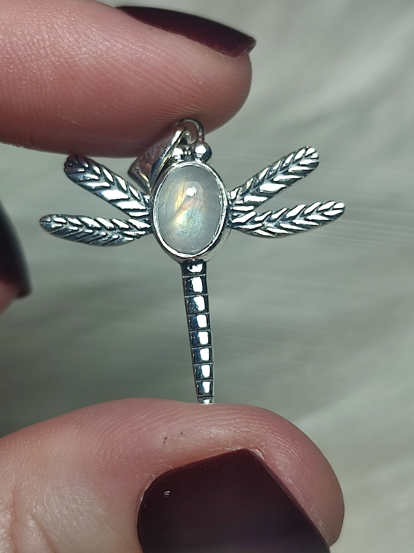 Colgante plata 925 Modelo libélula