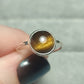 Anillo plata 925 piedra luna o ojo de Tigre - Modelo Destino
