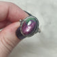 Anillo plata de ley 925 con zoisita rubí - Mod 17