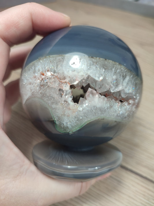 Esfera ágata cristalizada 735 gr