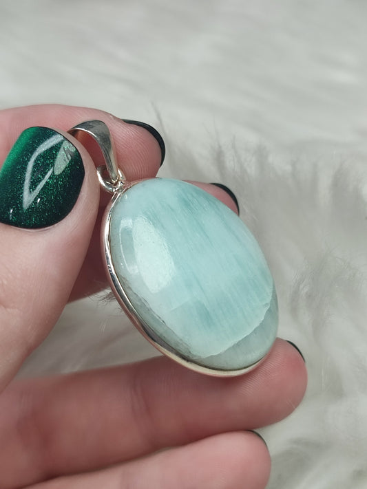 Colgante plata 925 con hemimorfita n° 171