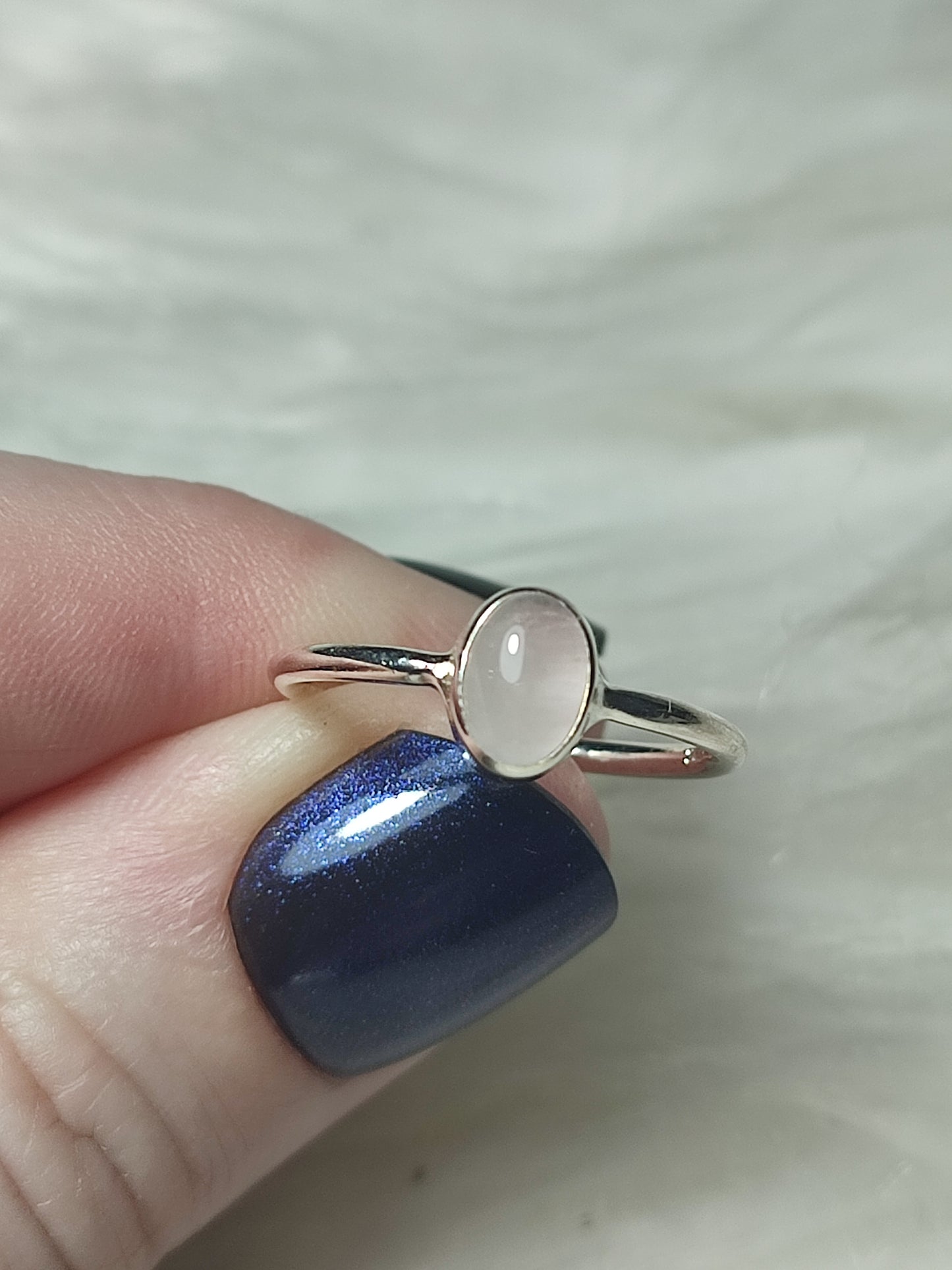 Anillo plata 925 con mineral 17.50 mm - Leer descripción