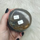 Esfera con peana de ágata cristalizada - 612 gramos