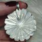 Colgante plata de ley 925 con flor de nácar n° 37