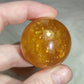 Esfera fluorita amarilla con mica