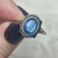 Anillo plata de ley 925 con cianita azul - Mod 10