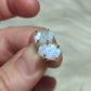 Pendientes plata 925 con mineral en bruto