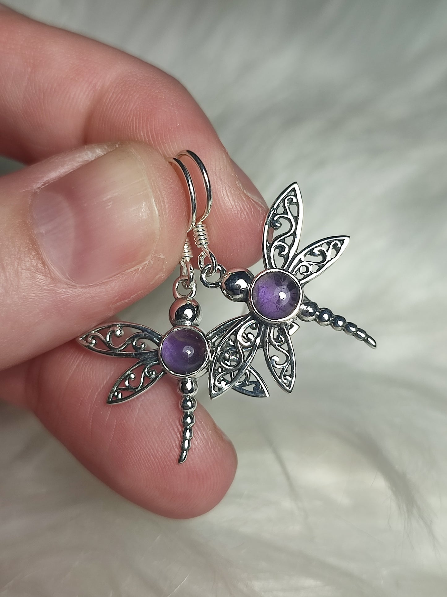 Pendientes plata 925 - Modelo Libélula