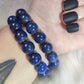 Pulsera elástica esferas de lapislázuli 12 mm