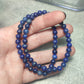 Pulsera elástica bolas 6 mm - lapislázuli