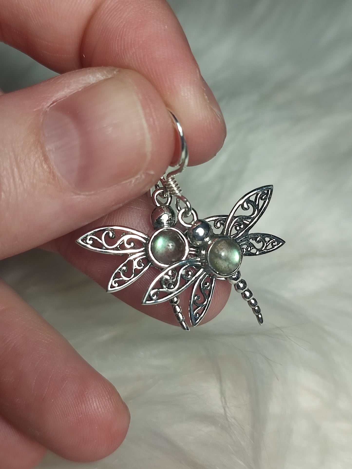 Pendientes plata 925 - Modelo Libélula