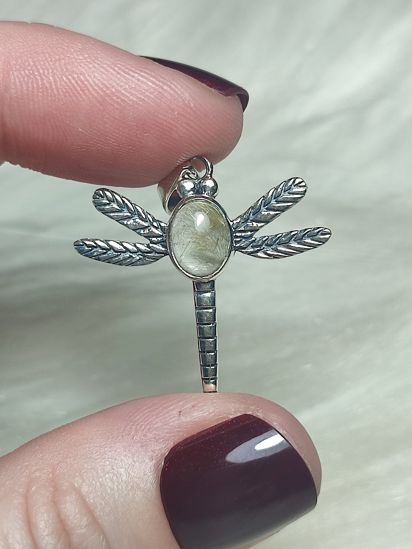 Colgante plata 925 Modelo libélula