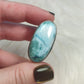Anillo baño de plata larimar AP
