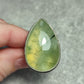 Anillo baño de plata con prehnita n°6