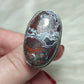 Anillo baño de plata con ágata mejicana - ref.137