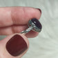 Anillo plata 925 con mica morada - ajustable n° 1