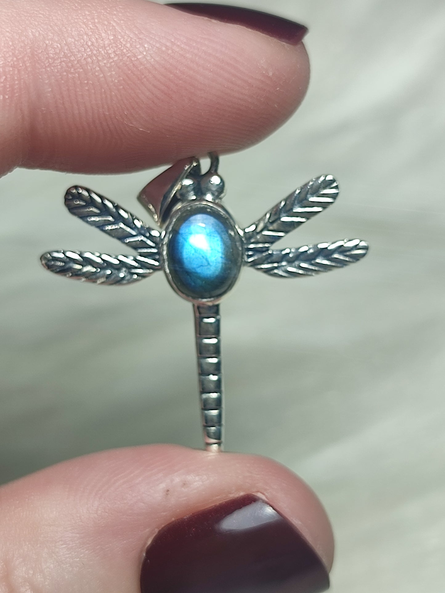 Colgante plata 925 Modelo libélula